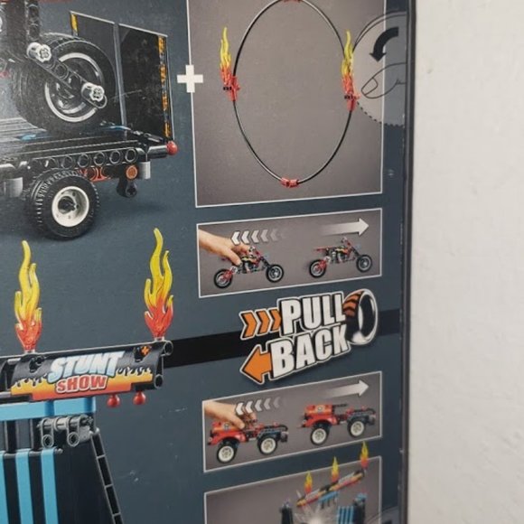 NEW SEALED LEGO Technic Stunt Show Truck Motorcycle EASTER BASKET GIFT stuffer - Picture 6 of 6